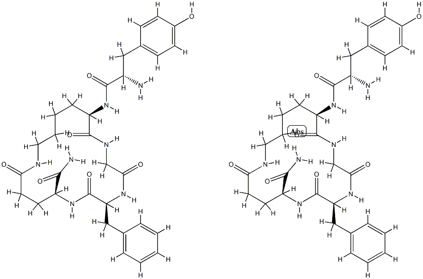 (H-Tyr-Lys-Gly-Phe-Glu-NH2)2 구조식 이미지