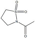 Isothiazolidine, 2-acetyl-, 1,1-dioxide (6CI) Structure