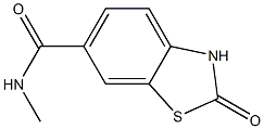 6-Benzothiazolecarboxamide,2,3-dihydro-N-methyl-2-oxo-(9CI) Structure