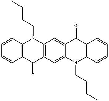 N,N'- Dibutylquinacridone Structure
