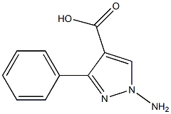1H-Pyrazole-4-carboxylicacid,1-amino-3-phenyl-(9CI) Structure