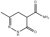 4-Pyridazinecarboxamide,2,3,4,5-tetrahydro-6-methyl-3-oxo-(6CI) 구조식 이미지