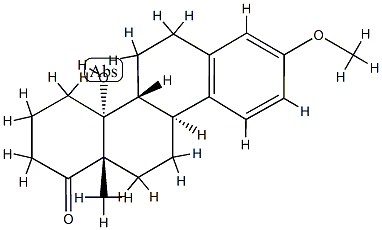 14-Hydroxy-3-methoxy-D-homoestra-1,3,5(10)-trien-17a-one Structure