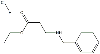 ： Ethyl 3-(benzylamino)pr opanoate  hcl Salt Structure