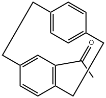 Dimer ,4-acetyl [2,2] paracyclophane, Structure