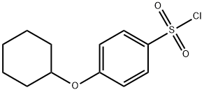 4-(cyclohexyloxy)benzene-1-sulfonyl chloride 구조식 이미지