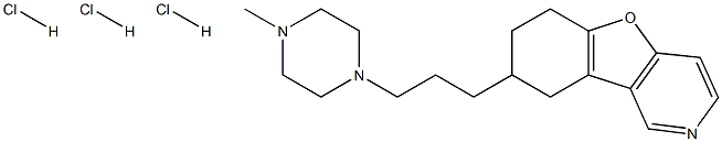 BENZOFURO(3,2-c)PYRIDINE, 1,2,3,4-TETRAHYDRO-2-(3-(4-METHYL-1-PIPERAZI NYL)PROPYL Structure