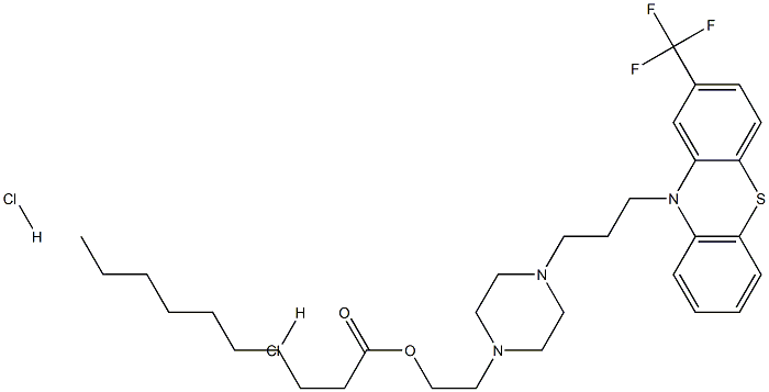 Fluphenazine Decanoate Dihydrochloride 구조식 이미지