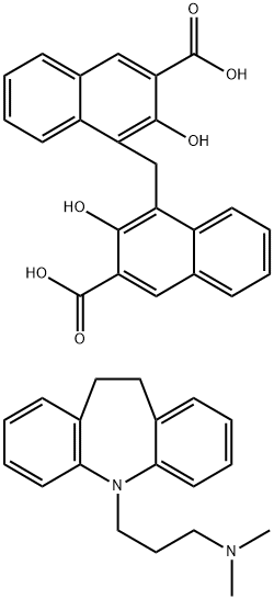 Imipramine pamoate Structure