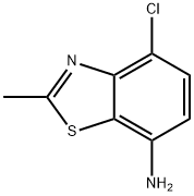 7-Benzothiazolamine,4-chloro-2-methyl-(9CI) Structure