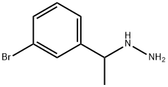 1-(1-(3-bromophenyl)ethyl)hydrazine Structure