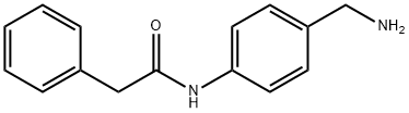 N-[4-(aminomethyl)phenyl]-2-phenylacetamide 구조식 이미지