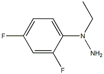 1-(1-(2,4-difluorophenyl)ethyl)hydrazine Structure