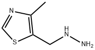 5-(hydrazinylmethyl)-4-methyl-1,3-thiazole Structure