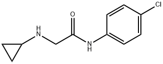 N-(4-chlorophenyl)-2-(cyclopropylamino)acetamide Structure