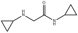 N-cyclopropyl-2-(cyclopropylamino)acetamide 구조식 이미지