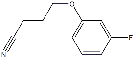 4-(3-fluorophenoxy)butanenitrile 구조식 이미지