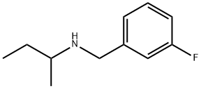butan-2-yl[(3-fluorophenyl)methyl]amine 구조식 이미지