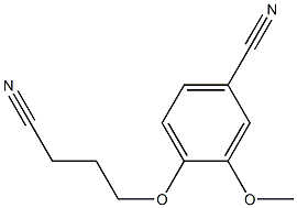 4-(3-cyanopropoxy)-3-methoxybenzonitrile Structure