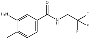 3-amino-4-methyl-N-(2,2,2-trifluoroethyl)benzamide 구조식 이미지