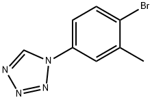 1-(4-bromo-3-methylphenyl)-1H-tetrazole Structure