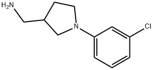 1-[1-(3-chlorophenyl)pyrrolidin-3-yl]methanamine(SALTDATA: 1.3HCl 1.5H2O) 구조식 이미지