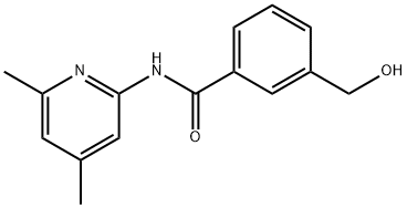 N-(4,6-DIMETHYL-2-PYRIDINYL)-3-(HYDROXYMETHYL)-BENZAMIDE Structure