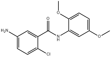 5-amino-2-chloro-N-(2,5-dimethoxyphenyl)benzamide Structure