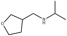 (oxolan-3-ylmethyl)(propan-2-yl)amine Structure