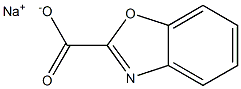 나트륨벤즈옥사졸-2-카르복실레이트 구조식 이미지