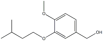 [4-methoxy-3-(3-methylbutoxy)phenyl]methanol Structure