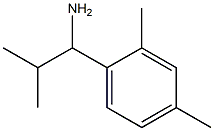 1-(2,4-dimethylphenyl)-2-methylpropan-1-amine Structure