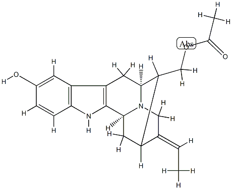 17-acetylsarpagine Structure