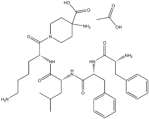 Difelikefalin acetate Structure