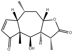데스아세틸-1-이소테눌린 구조식 이미지
