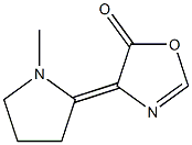 5(4H)-Oxazolone,4-(1-methyl-2-pyrrolidinylidene)-(9CI) 구조식 이미지
