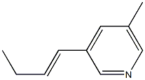 3-피콜린,5-(1-부테닐)-(6CI) 구조식 이미지