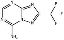 2-(trifluoromethyl)[1,2,4]triazolo[1,5-a][1,3,5]triazin-7-amine(SALTDATA: FREE) Structure