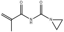 1-Aziridinecarboxamide,N-(2-methyl-1-oxo-2-propenyl)-(9CI) 구조식 이미지