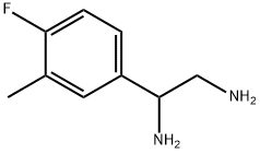 1-(4-Fluoro-3-methyl-phenyl)-ethane-1,2-diamine Structure
