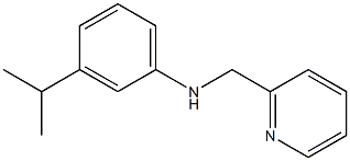 3-(propan-2-yl)-N-(pyridin-2-ylmethyl)aniline 구조식 이미지