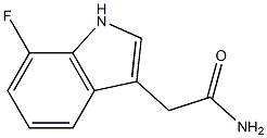 2-(7-fluoro-1H-indol-3-yl)acetamide Structure