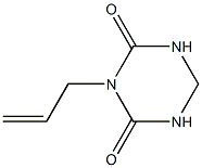 1,3,5-Triazine-2,4(1H,3H)-dione,dihydro-3-(2-propenyl)-(9CI) 구조식 이미지