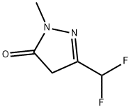 3-(Difluoromethyl)-1-Methyl-4,5-Dihydro-1H-Pyrazol-5-One(WXC02990) 구조식 이미지
