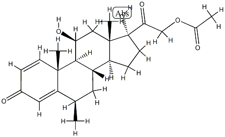 1048031-82-8 (6β,11β)-21-(Acetyloxy)-11,17-dihydroxy-6-Methylpregna-1,4-diene-3,20-dione