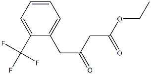 ethyl 4-(2-(trifluoromethyl)phenyl)-3-oxobutanoate Structure