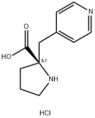 (R)-Alpha-(4-Pyridinylmethyl)-Pro2HCl 구조식 이미지