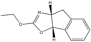 4H-Indeno[2,1-d]oxazole,2-ethoxy-3a,8b-dihydro-,(3aR,8bS)-rel-(9CI) 구조식 이미지