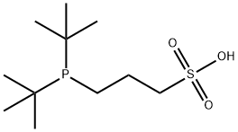 디-t-butyl(3-sulfonatopropyl) phosphine 구조식 이미지