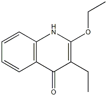 4-퀴놀리놀,2-에톡시-3-에틸-(9CI) 구조식 이미지